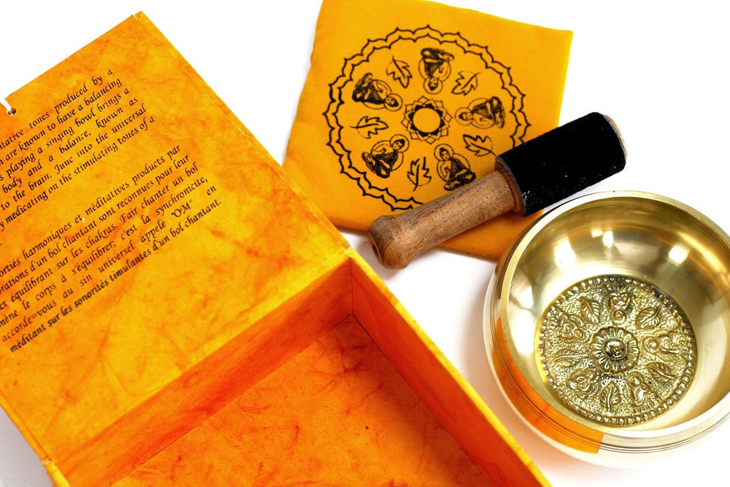 Meditation Singing Bowl Gift Set - 10.5cm