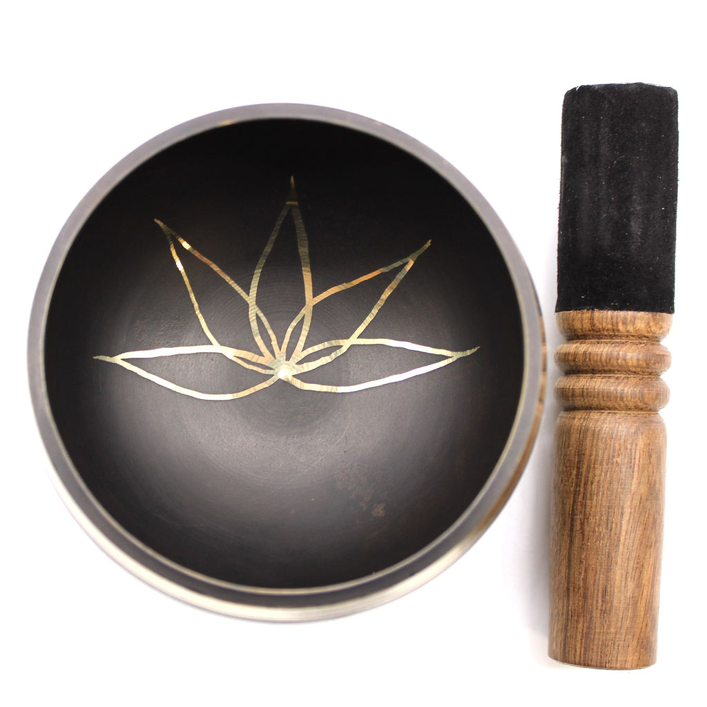 Lotus Flower Singing Bowl Gift Set - 9cm