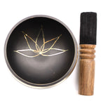 Lotus Flower Singing Bowl Gift Set - 9cm