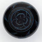 Cauldron Singing Bowl - Magic Mushroom Design - Blue 15cm