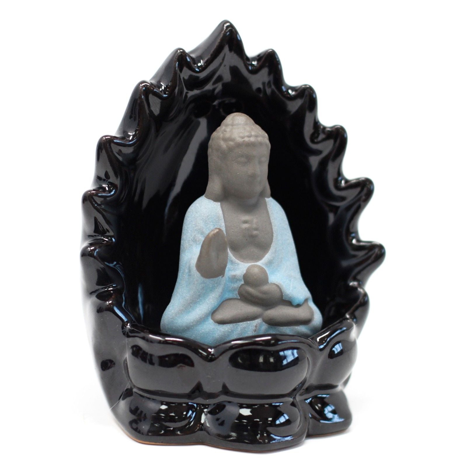 Backflow Incense Burner - Buddha & Lights Tower - 335g