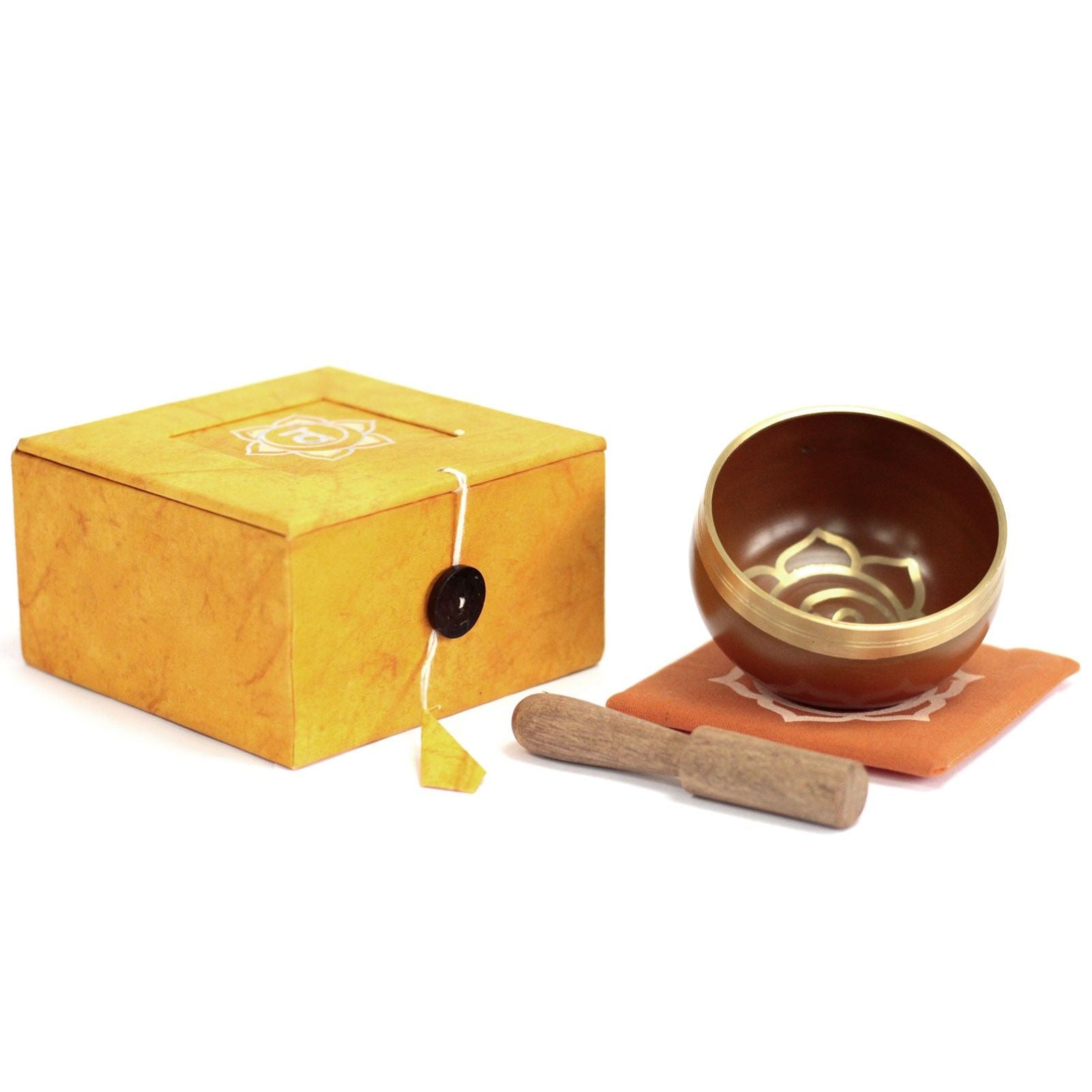 Sacral Chakra Singing Bowl Gift Set