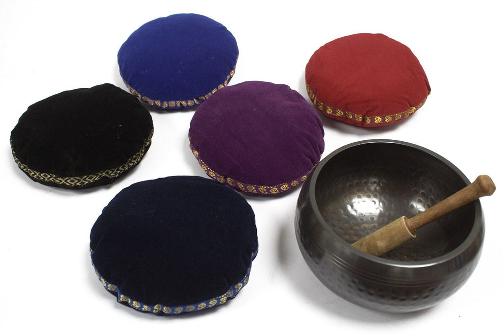 Velvet Singing Bowl Cushion - 11cm
