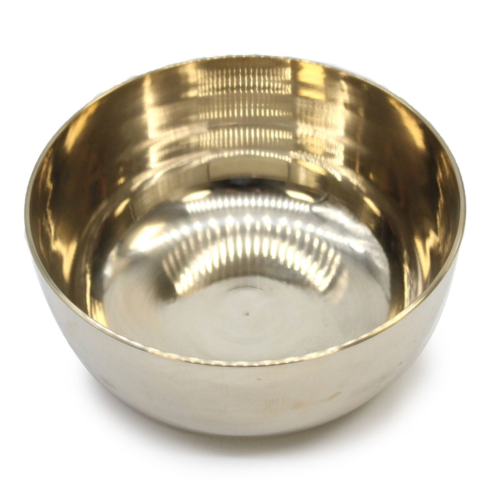 Large Brass Tibetan Singing Bowl - 17cm