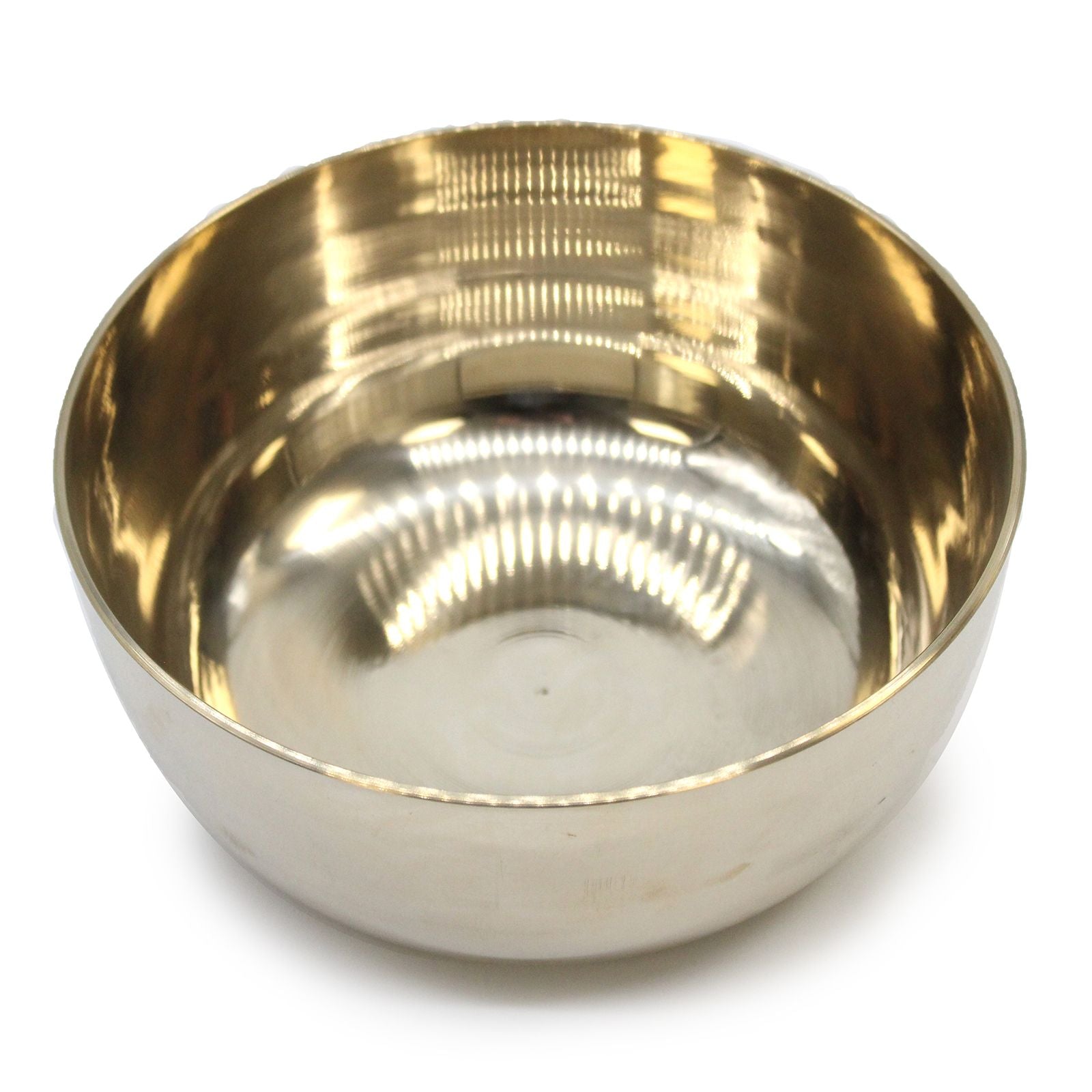 Large Brass Tibetan Singing Bowl - 17cm