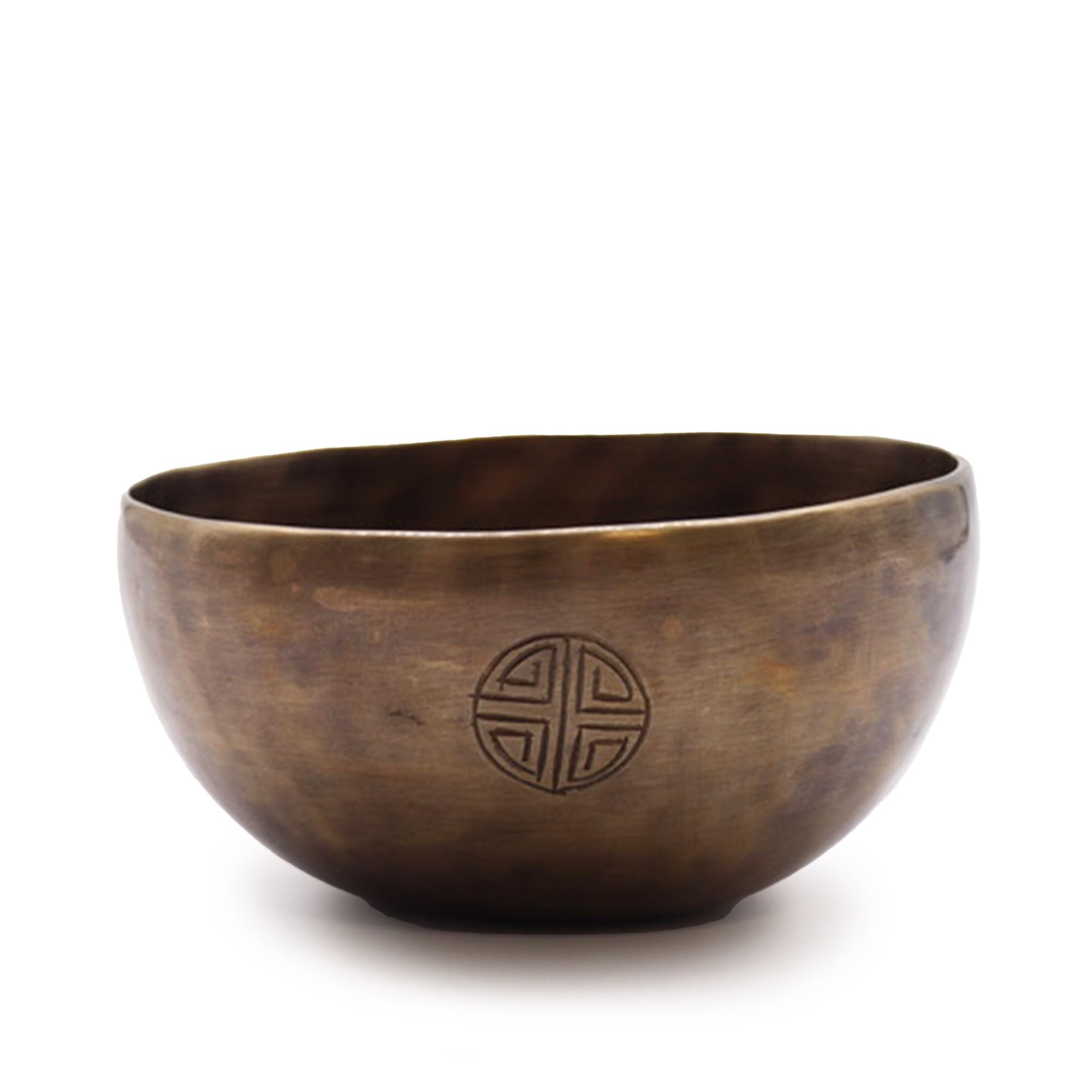 Medium Indian Moon Phase Tibetan Buddhist Singing Bowl - 15cm (approx 750g)