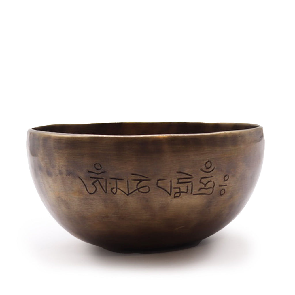 Medium Indian Moon Phase Tibetan Buddhist Singing Bowl - 15cm (approx 750g)