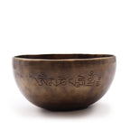 Medium Indian Moon Phase Tibetan Buddhist Singing Bowl - 15cm (approx 750g)