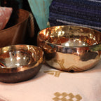 Medium Shining Bell-Metal Handmade Tibetan Singing Bowl - 15cm (approx 750g)