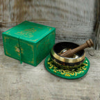 Green Tara Singing Bowl Gift Set - 10cm
