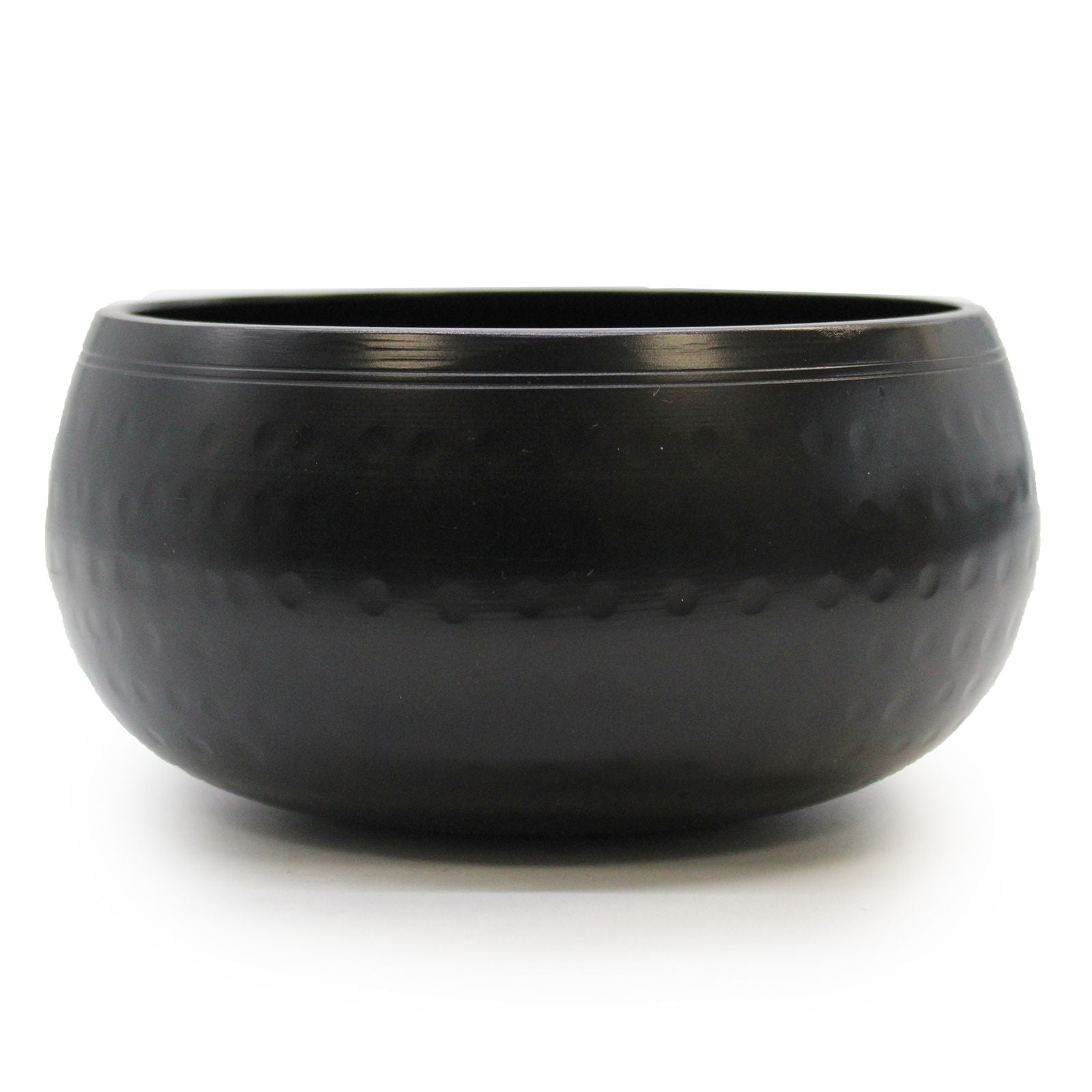 Medium Black Beaten Tibetan Singing Bowl - 15cm