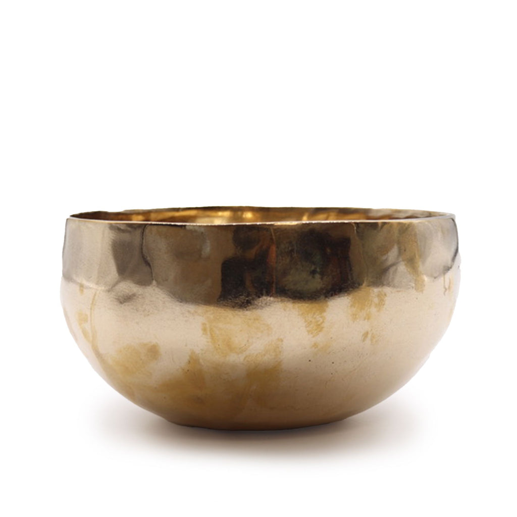 Large Shining Bell-Metal Handmade Tibetan Singing Bowl - 17cm (approx 850g)