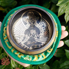 Green Tara Singing Bowl Gift Set - 10cm