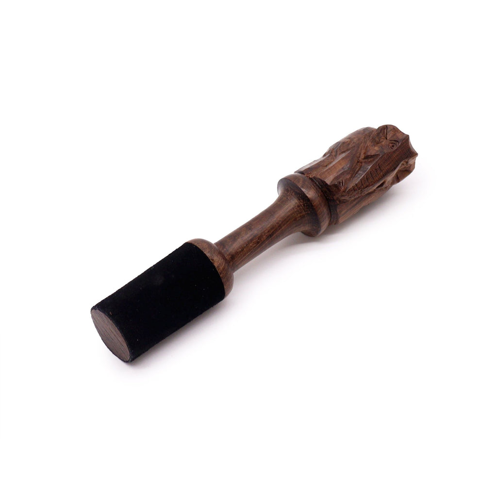Singing Bowl Wooden Striker - 14cm - Elephant Carving