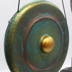 Medium Healing Gong in Wooden Stand - 50cm - Greenwash