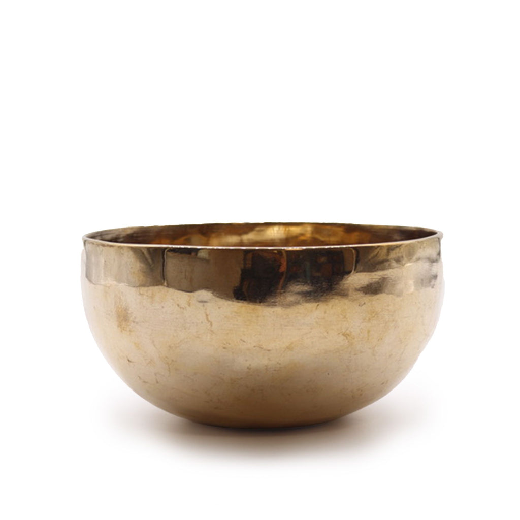 Medium Shining Bell-Metal Handmade Tibetan Singing Bowl - 15cm (approx 750g)