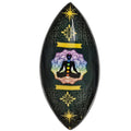 Enamel Incense Bowl - Polished Aluminium - Lotus Buddha Chakra