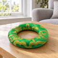 Singing Bowl Hoop Cushion - 10cm (Fits 12-14cm Bowls) - Green in a bright British sitting room