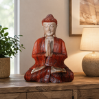 Hand Carved Buddha Statue - 60cm Welcome